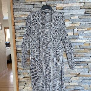 INC International Concepts (Macy's) Black and Gray Cardigan, Size XL